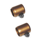 NAMZ, oil line hose clamps. 3/8" ID. Brass |...