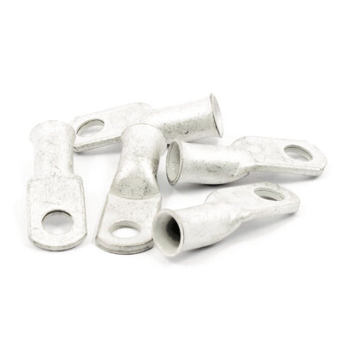 Namz 4-Gauge solder-on battery lugs, 1/4" mount hole | Lieferumfang: Nur ein Teil des abgebildeten Artikels.