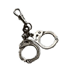 HANDCUFF ZIPPER PULL | Lieferumfang: Nur ein Teil des...