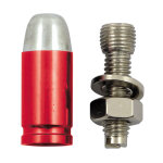 Trik Topz license plate mounts Bullet red | Lieferumfang:...