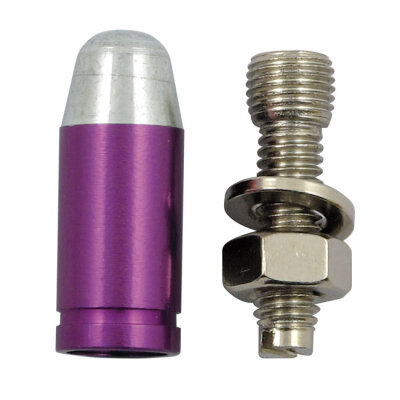 Trik Topz license plate mounts Bullet purple | Lieferumfang: Nur ein Teil des abgebildeten Artikels.
