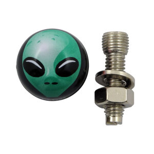 Trik Topz license plate mounts Alien green | Lieferumfang: Nur ein Teil des abgebildeten Artikels.