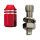 Trik Topz license plate mounts Alloy Twotone hex straight | Lieferumfang: Nur ein Teil des abgebildeten Artikels.