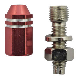 Trik Topz license plate mounts Alloy Two Tone hex...