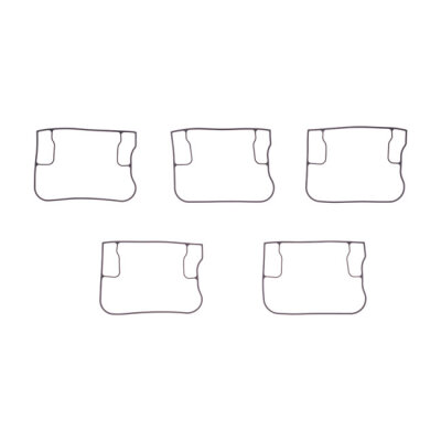 Cometic, upper rocker cover gasket. Rubber | Lieferumfang: Nur ein Teil des abgebildeten Artikels.