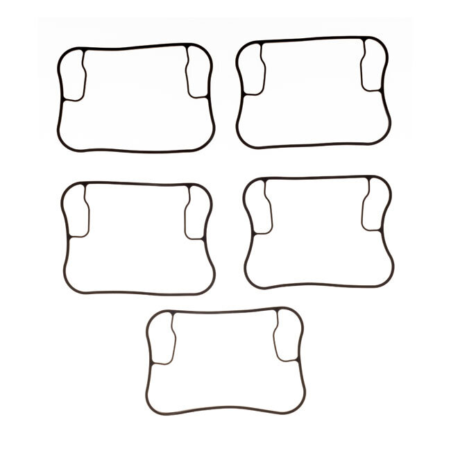 Cometic, upper rocker cover gasket. Rubber | Lieferumfang: Nur ein Teil des abgebildeten Artikels.