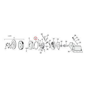 Cometic. gasket transmission shifter cover. Fiber | Lieferumfang: Nur ein Teil des abgebildeten Artikels.