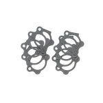 Cometic gasket, starter motor mount. .020" fiber |...