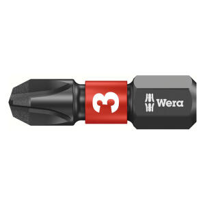Wera 1/4" bit for Phillips screws Impaktor PH3 | Lieferumfang: Nur ein Teil des abgebildeten Artikels.