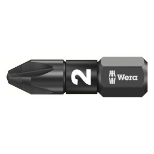 Wera 1/4" bit for Pozidriv screws Impaktor PZ2 | Lieferumfang: Nur ein Teil des abgebildeten Artikels.