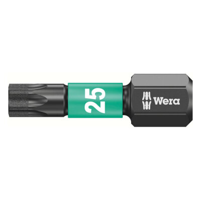 Wera 1/4" bit for Torx® screws Impaktor TX25 | Lieferumfang: Nur ein Teil des abgebildeten Artikels.