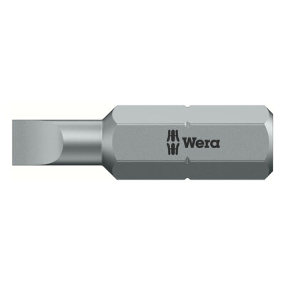 Wera 1/4" bit for slotted screws | Lieferumfang: Nur ein Teil des abgebildeten Artikels.