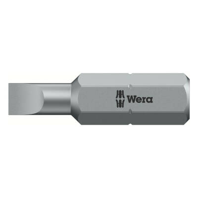 Wera 1/4" bit for slotted screws | Lieferumfang: Nur ein Teil des abgebildeten Artikels.