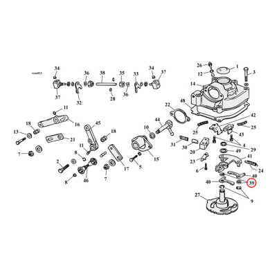SPACER, SHIFTER PAWL | Lieferumfang: Nur ein Teil des abgebildeten Artikels.