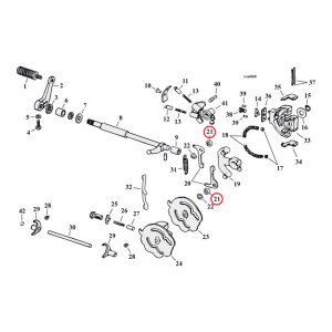 SPACER, SHIFTER PAWL | Lieferumfang: Nur ein Teil des...
