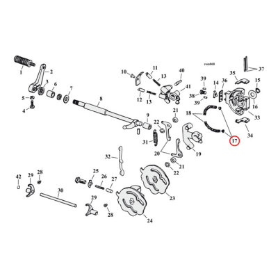 PLUG, CARRIER SPRING RETAINER | Lieferumfang: Nur ein Teil des abgebildeten Artikels.