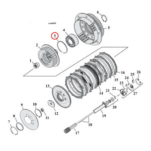 Retaining ring, clutch bearing | Lieferumfang: Nur ein...