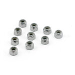 Colony 1/4-28 nylon insert lock nuts chrome |...