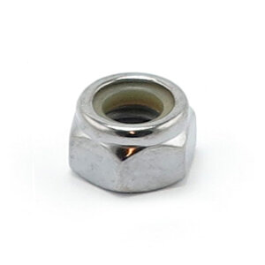 Colony M4 x 0.70 Nylon insert lock nuts. Chrome | Lieferumfang: Nur ein Teil des abgebildeten Artikels.