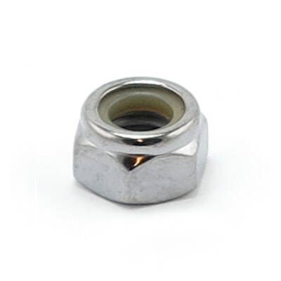 Colony M6 x 1.00 Nylon insert lock nuts. Chrome | Lieferumfang: Nur ein Teil des abgebildeten Artikels.