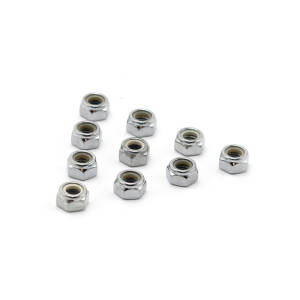 Colony M10 x 1.50 Nylon insert lock nuts. Chrome |...