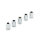 Colony 3/8 x 1/4 chrome spacers | Lieferumfang: Nur ein Teil des abgebildeten Artikels.