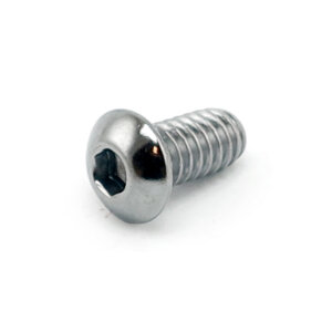 Colony 3/8-24 x 1-1/4 button head allen bolts chrome | Lieferumfang: Nur ein Teil des abgebildeten Artikels.