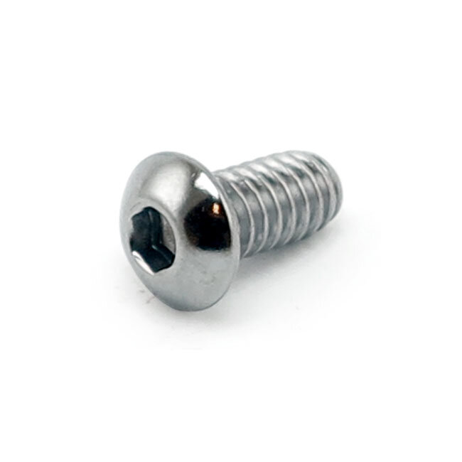 Colony 3/8-24 x 1-1/2 button head allen bolts chrome | Lieferumfang: Nur ein Teil des abgebildeten Artikels.