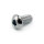 Colony 8-32 x 1 button head allen bolts chrome | Lieferumfang: Nur ein Teil des abgebildeten Artikels.