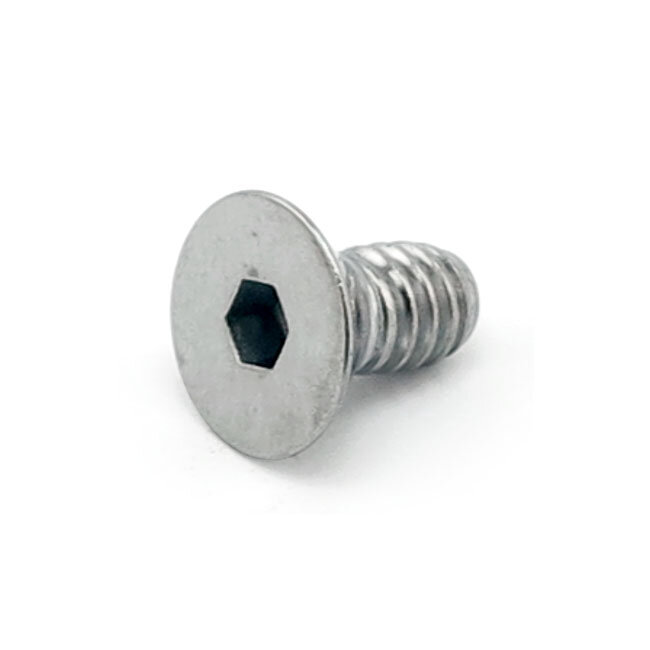 Colony 1/4-28 x 2 flat head allen bolts chrome | Lieferumfang: Nur ein Teil des abgebildeten Artikels.