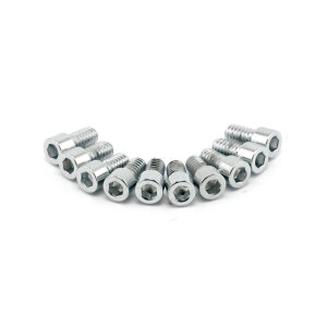 Colony 3/8-24 x 2-1/4 allen bolts polished chrome | Lieferumfang: Nur ein Teil des abgebildeten Artikels.