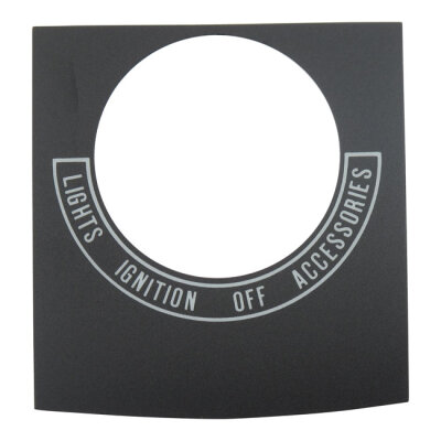 Ignition switch decal | Lieferumfang: Nur ein Teil des abgebildeten Artikels.