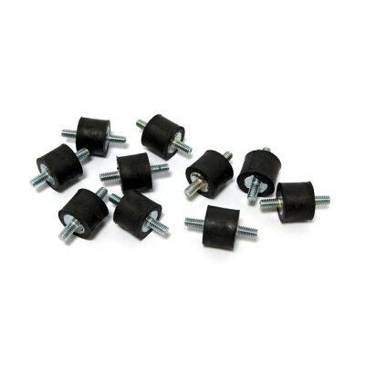 Battery box / oil tank mount rubbers. Spring | Lieferumfang: Nur ein Teil des abgebildeten Artikels.
