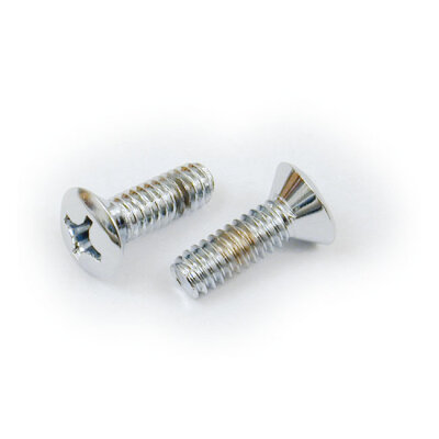 GW, inspection cover mount screws. Chrome | Lieferumfang: Nur ein Teil des abgebildeten Artikels.
