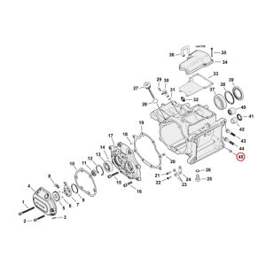 Dowel pin, transmission & crankcase | Lieferumfang: Nur ein Teil des abgebildeten Artikels.