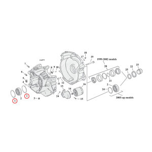 Ret.ring,pinion shaft bearing | Lieferumfang: Nur ein...