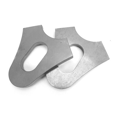 Westland Customs, rigid axle plates. Raw steel, 3/4" | Lieferumfang: Nur ein Teil des abgebildeten Artikels.