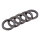 Thrust washer, pinion shaft bearing | Lieferumfang: Nur ein Teil des abgebildeten Artikels.