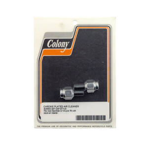 Colony, 54-78 air cleaner screws. Chrome, Cap style |...