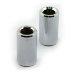 Chris, turn signal spacers 1-1/4" (31.8mm) long....