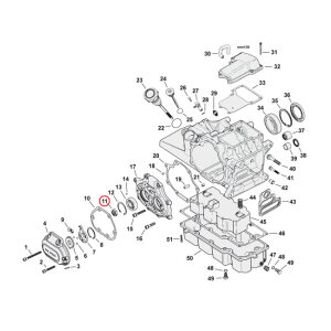 GW hex nut, mainshaft & countershaft | Lieferumfang: Nur ein Teil des abgebildeten Artikels.