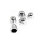3/8 chrome acorn push on cover | Lieferumfang: Nur ein Teil des abgebildeten Artikels.