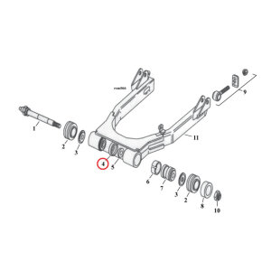 Retaining ring, plastic | Lieferumfang: Nur ein Teil des...