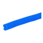 PVC split wiring loom, 12ft, 3/8" I.D. (9.53mm). Blue | Lieferumfang: Nur ein Teil des abgebildeten Artikels.