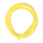 Spiral wrap, wiring loom. 1/2" dia. Yellow | Lieferumfang: Nur ein Teil des abgebildeten Artikels.