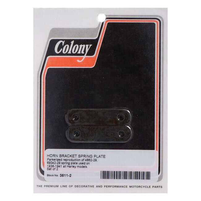 Colony, Horn Bracket Spring Plate | Lieferumfang: Nur ein Teil des abgebildeten Artikels.