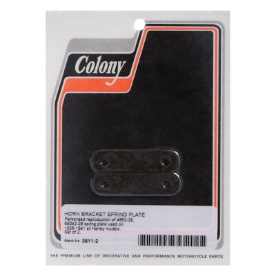 Colony, Horn Bracket Spring Plate | Lieferumfang: Nur ein Teil des abgebildeten Artikels.