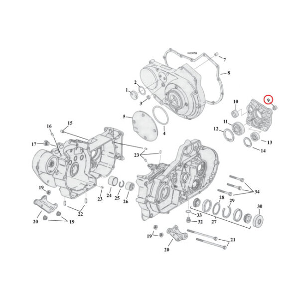 DOWEL PIN, CYLINDER/TRANSM. TRAP DOOR | Lieferumfang: Nur ein Teil des abgebildeten Artikels.