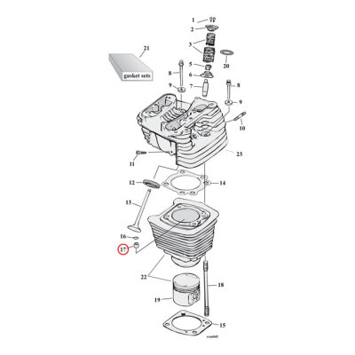 DOWEL PIN, CYLINDER/TRANSM. TRAP DOOR | Lieferumfang: Nur ein Teil des abgebildeten Artikels.
