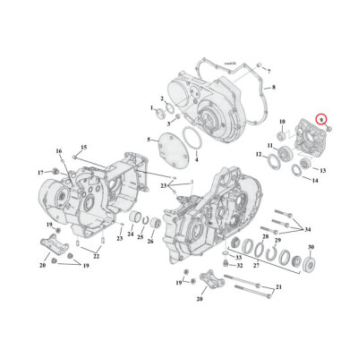 DOWEL PIN, CYLINDER/TRANSM. TRAP DOOR | Lieferumfang: Nur ein Teil des abgebildeten Artikels.